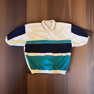 Polo Shirt Men's Size M-L 1980s Members Only VTG